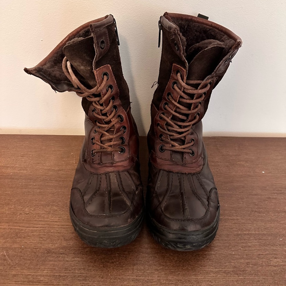 RUDSAK Brown Winter Boots Waterproof Leather